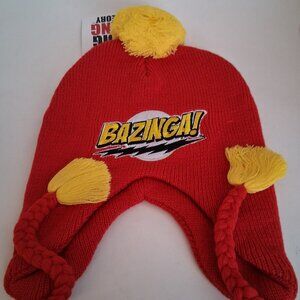 BAZINGA Theory Laplander - Big Bang Theory Bazinga Laplander Hat NEW WITH TAGS